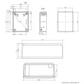 OBUDOWA PLASTIKOWA 75.9  X 58.8 X 27.9 Z70 JASNA