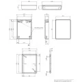 OBUDOWA PLASTIKOWA 76.5 X 59.4 X 18.1 Z71 JASNA