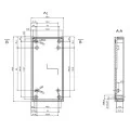 OBUDOWA PLASTIKOWA 120.8 X 60.7 X 31.1 Z97 CZARNA