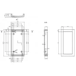 OBUDOWA PLASTIKOWA 120.8 X 60.7 X 31.1 Z97 CZARNA