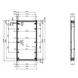 OBUDOWA PLASTIKOWA 258 X 128 X 48 Z37 JASNA