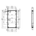 OBUDOWA PLASTIKOWA 258 X 128 X 48 Z37 JASNA