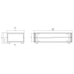 OBUDOWA PLASTIKOWA 200.2 X 90.1 X 49 Z5B JASNA