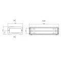 OBUDOWA PLASTIKOWA 120.8 X 60.7 X 31.1 Z97 JASNA