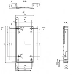 OBUDOWA PLASTIKOWA 120.8 X 60.7 X 31.1 Z97 JASNA