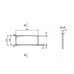 OBUDOWA PLASTIKOWA 120.8 X 60.7 X 31.1 Z97 JASNA