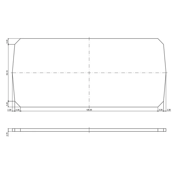 OBUDOWA PLASTIKOWA 179 X 150 X 70 Z2 PEŁNA