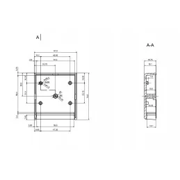 OBUDOWA PLASTIKOWA 74 X 68 X 36 Z60