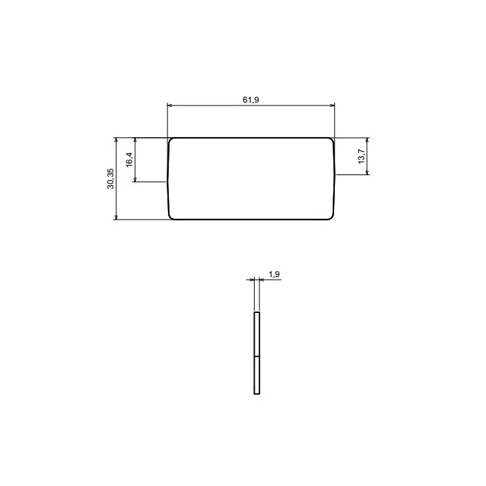 OBUDOWA PLASTIKOWA 74 X 68 X 36 Z60