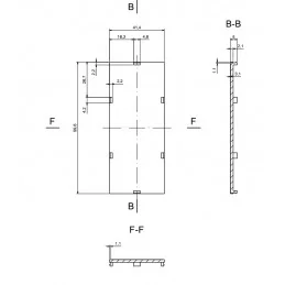 OBUDOWA MODUŁOWA NA SZYNĘ 105 X 90 X 65.3 Z110