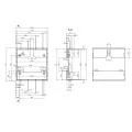 OBUDOWA MODUŁOWA NA SZYNĘ DIN 87.5 X 90 X 65.1 Z109