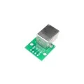 GNIAZDO USB TYP B PRZEJŚCIE NA PCB 4 PIN