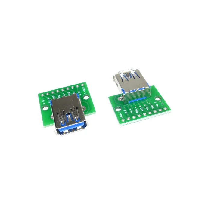 GNIAZDO USB 3.0 PRZEJŚCIE NA PCB 9 PIN (DIP9)