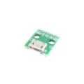 GNIAZDO MICRO USB PRZEJŚCIE NA PCB 5 PIN