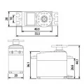 SERWOMOTOR SERWO FUTABA S3003 4.1kg / cm 38g