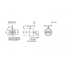 SILNIK DC YG300R-12350 1.5-6V 3500 RPM