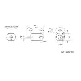 SILNIK DC 130 3-6V + ZĘBATKA ZTA10450