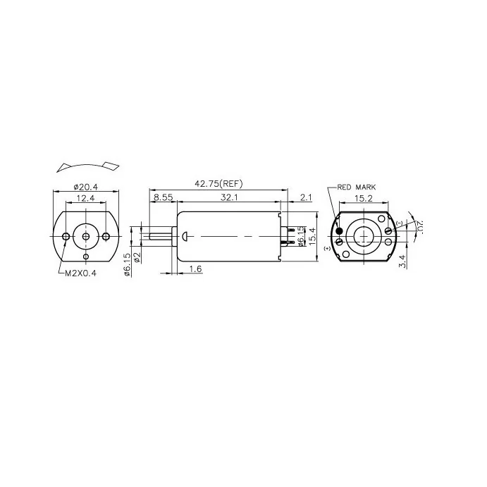 SILNIK DC FF-180PH-4026 1.5 V