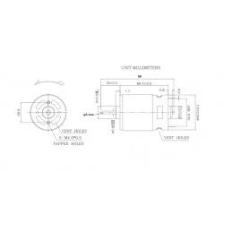 SILNIK DC 775 12V 10000 RPM PODWÓJNE ŁOŻYSKO