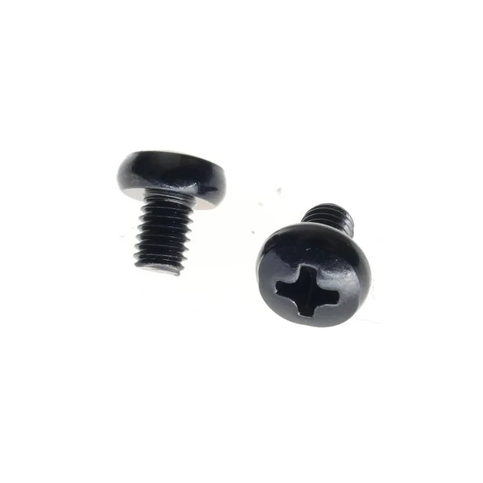 ŚRUBA M3 x 4MM 6.5MM (+) WALEC STAL OCYNK CZARNA