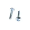 ŚRUBA M3 x 6MM 8MM (+) WALEC STAL OCYNKOWANA