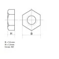 NAKRĘTKA M3 X 2.4MM 2.4MM PLASTIK