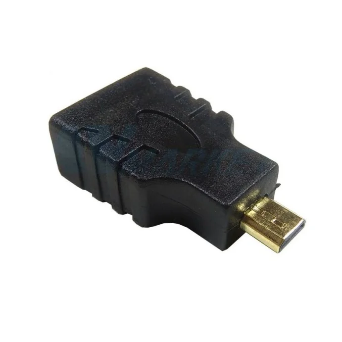 ADAPTER HDMI GNIAZDO - MICRO HDMI WTYK CZARNE