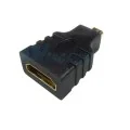 ADAPTER HDMI GNIAZDO - MICRO HDMI WTYK CZARNE