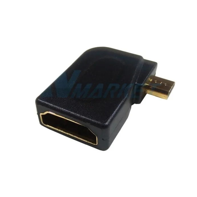 ADAPTER HDMI GNIAZDO - MICRO HDMI WTYK 90 STOPNI