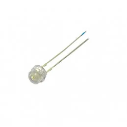 DIODA LED 5MM STRAW BIAŁA ZIMNA