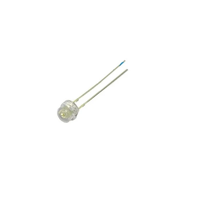 DIODA LED 5MM STRAW BIAŁA ZIMNA