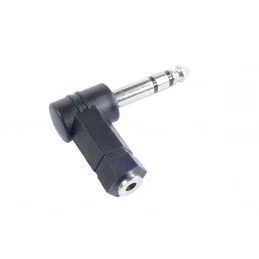 ADAPTER JACK 6.3 WTYK - JACK 3.5 GNIAZDO KĄTOWE