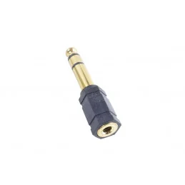 ADAPTER JACK 6.3 WTYK - JACK 3.5 GNIAZDO ZŁOTE