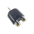 ROZDZELACZ JACK 3.5 WTYK-2XRCA GNIAZDO