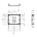 OBUDOWA PLASTIKOWA 129.6 X  149.3 X 50 Z4 WENTYLOWANA