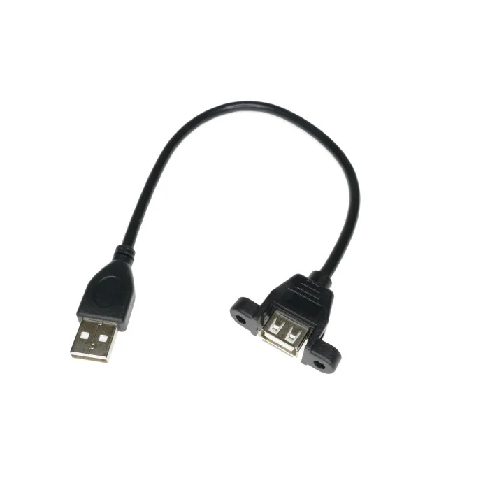 GNIAZDO USB A DO OBUDOWY Z PRZEWODEM 3M + WTYK USB