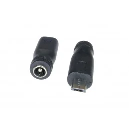 ADAPTER DC 2.1/5.5 GNIAZDO -  MICRO USB WTYK