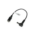 ADAPTER DC 2.1/5.5 WTYK KĄTOWY - 2.1/5.5 GNIAZDO 20 CM VITALCO