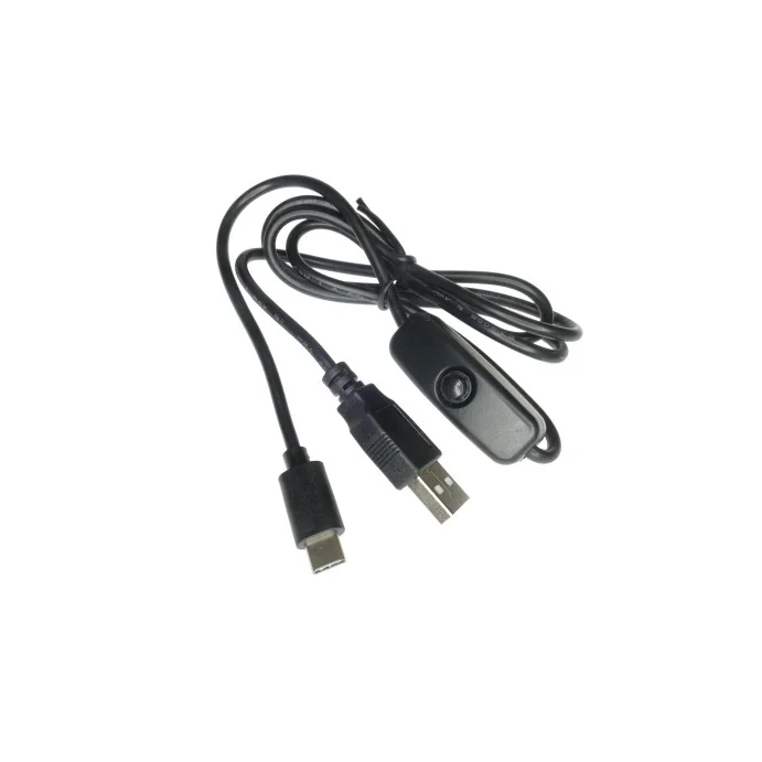 KABEL USB - MICRO USB C Z PRZEŁĄCZNIKIEM RASPBERRY Pi 4B 1.0M