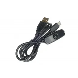 KABEL USB - MICRO USB C Z PRZEŁĄCZNIKIEM RASPBERRY Pi 4B 1.0M