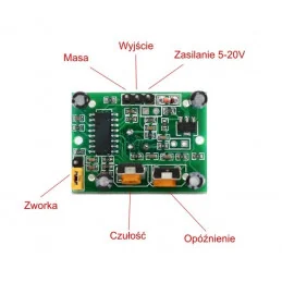 MODUŁ CZUJNIKA RUCHU PIR HC-SR501