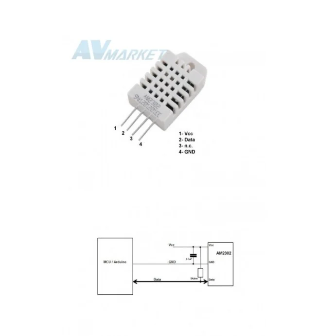MODUŁ CZUJNIKA TEMPERATURY I WILGOTNOŚCI AM2302 DHT22