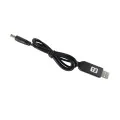 KABEL USB - WTYK DC 2.1/5.5 Z PRZETWORNICĄ STEP UP