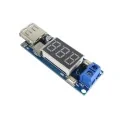 MODUŁ PRZETWORNICA STEP DOWN 40V-5V 2A DO USB Z WOLTOMIERZEM