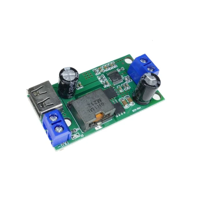 MODUŁ PRZETWORNICA STEP DOWN 9~38V - 5V 5A + GNIAZDO USB ZTA31723