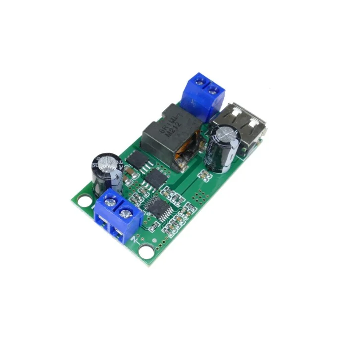 MODUŁ PRZETWORNICA STEP DOWN 9~38V - 5V 5A + GNIAZDO USB ZTA31723