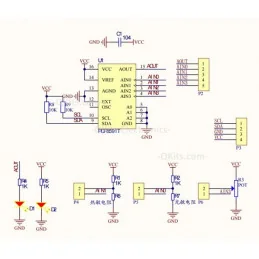 MODUŁ PRZETWORNIKA AD / DA PCF8591