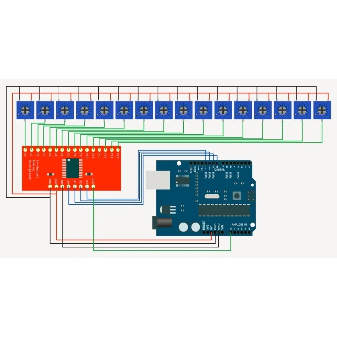 MODUŁ MULTIPLEXER CD74HC4067