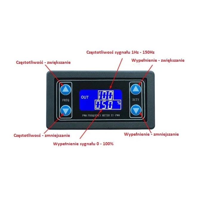 MODUŁ REGULATOR PWM 1HZ-150KHZ ZTA31637