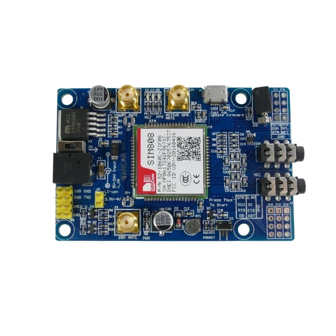 MODUŁ SIM 808 GPS, GPRS, BLUETOOTH + ANTENY ZTA31540